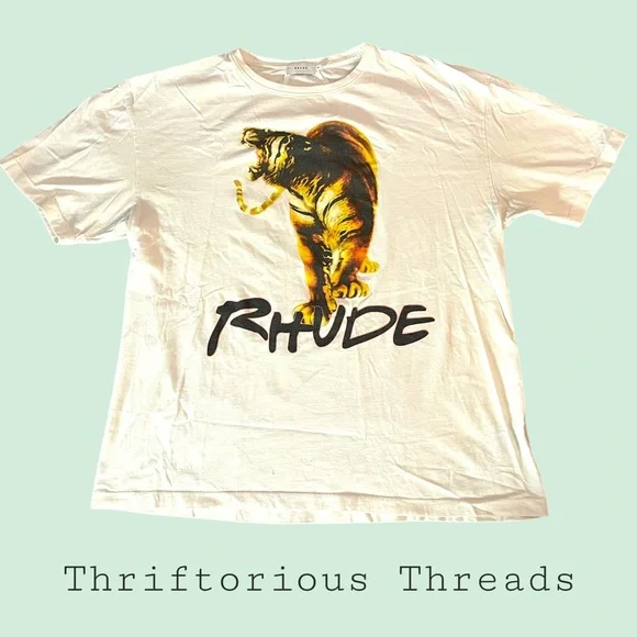 Rhude Tiger Cream T-Shirt